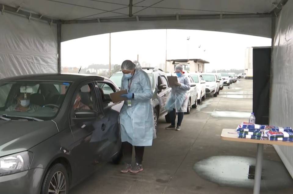 Covid-19: Butantan oferece testagem gratuita em estacionamento de shopping 