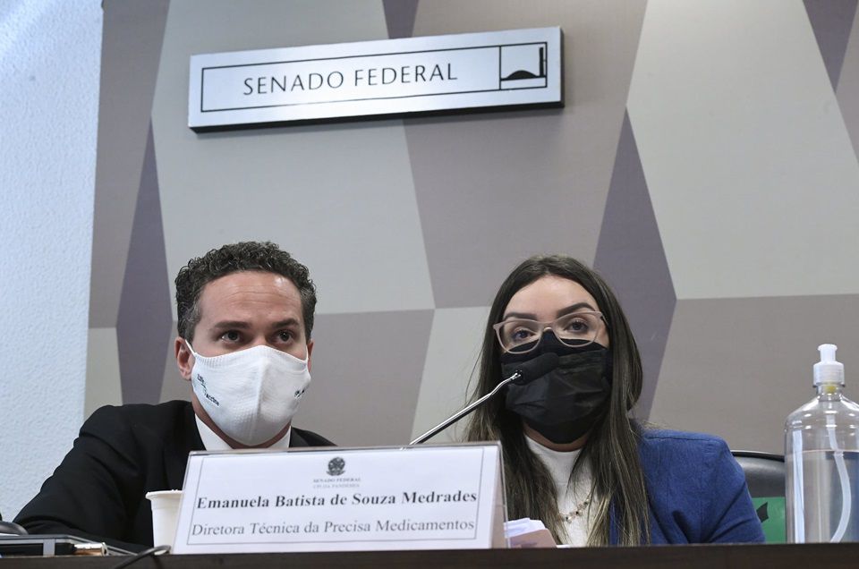 Farmacêutica diretora da Precisa depõe à CPI