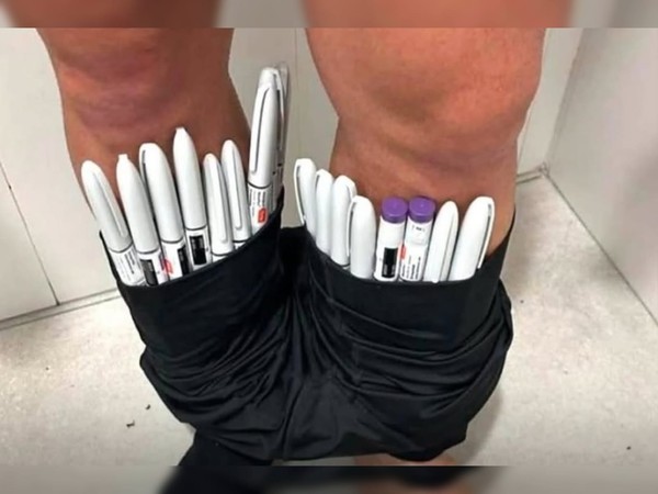 Mounjaro contrabandeado: passageiro é flagrado em aeroporto com mais de 30 canetas escondidas na cueca e nas meias