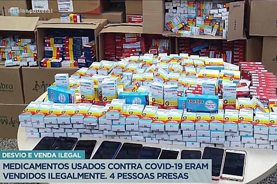 Quadrilha é presa por venda ilegal de medicamentos contra Covid-19