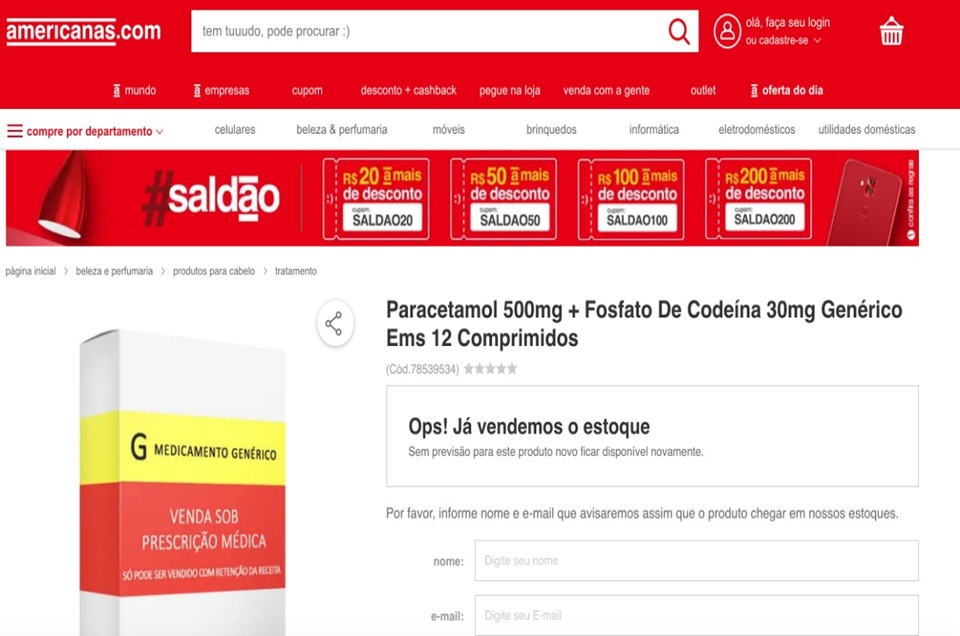 Redes de farmácia terceirizam venda de medicamentos pelas Casas Bahia, Americanas, Ponto Frio e Magazine Luiza 