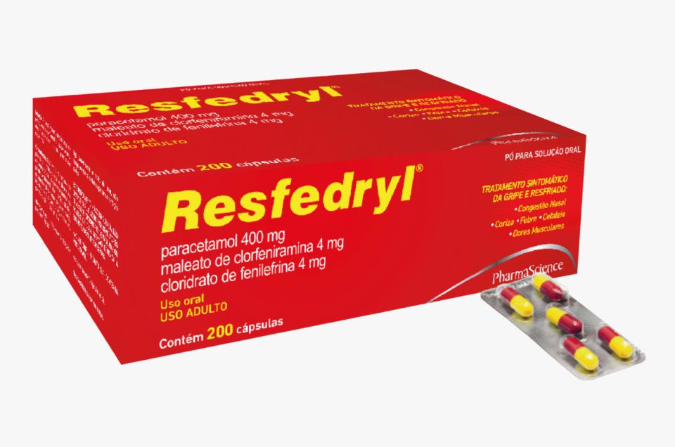 Resfedryl: as apresentações com registros ativos e cancelados na Anvisa