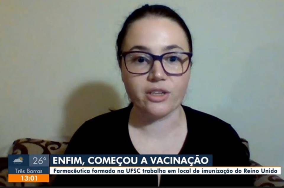 Covid-19: farmacêutica brasileira trabalha na vacinação no Reino Unido 