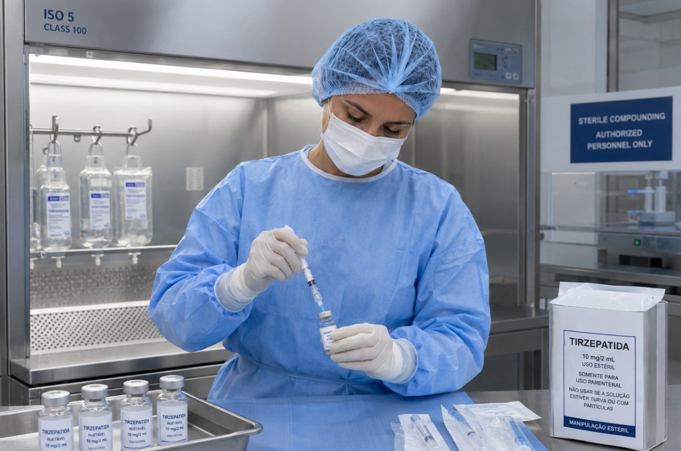 Papel do farmacêutico o rigor e a responsabilidade por trás da tirzepatida manipulada