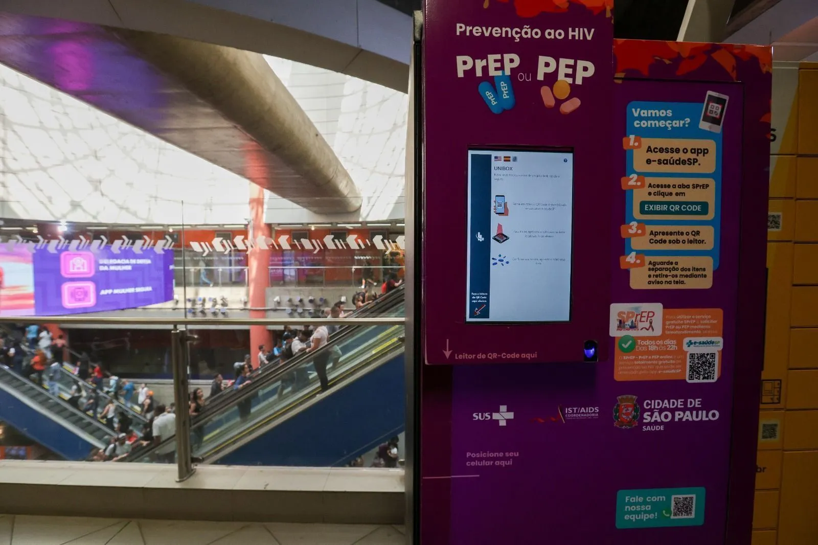 Máquinas de dispensação automática de PrEP e PEP no metrô: Prefeitura de São Paulo e CRF-SP travam embate sobre segurança e legalidade