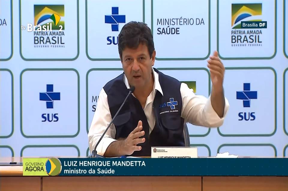 Pandemia: pode faltar medicamento para pressão e diabetes, diz Mandetta