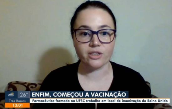 Covid-19: farmacêutica brasileira trabalha na vacinação no Reino Unido